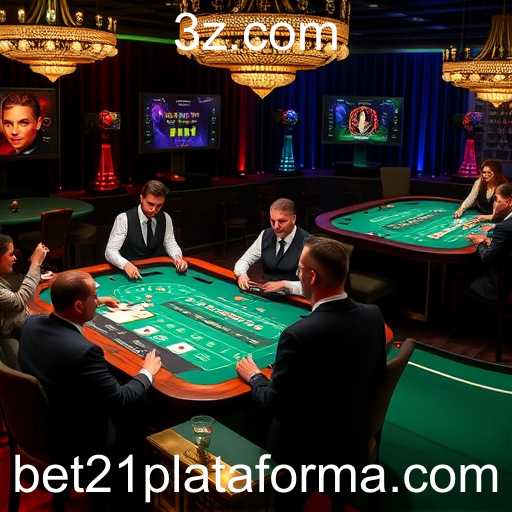 Experiência Autêntica de Cassino no 'Live Casino' do bet 21